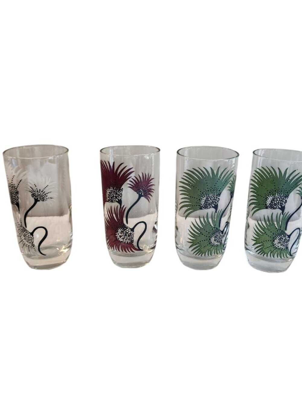 MCM Libby? Iced Tea Glasses Colorful set of 4
